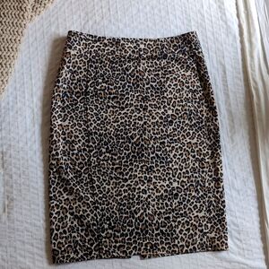 Adrienne vittadini leopard pencil skirt